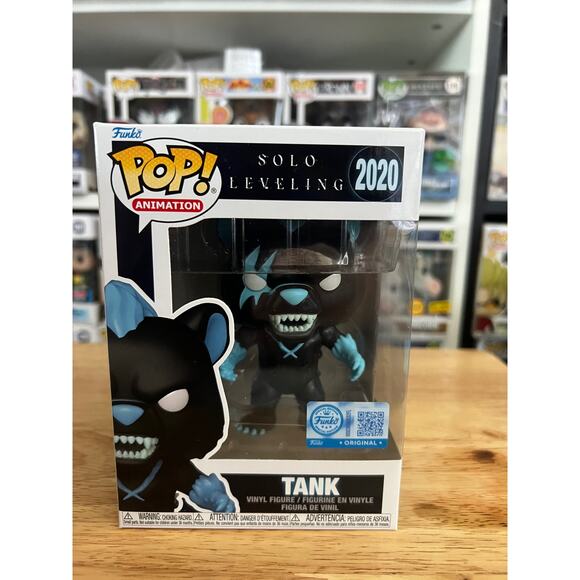 NEW IN HAND EXCLUSIVE Tank Solo Leveling Funko Pop #2020 Anime Animation Manga - Picture 1 of 6